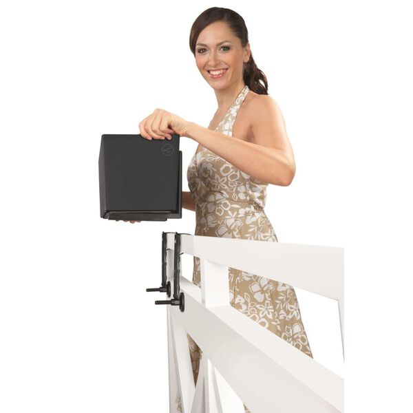 LECHUZA Плантер Balconera Color 80 ALL-IN-ONE, шисти, 15683