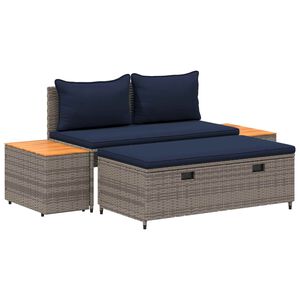 vidaXL Комплект дивани за открито 4 -Seater 4 бр. 55 x 30 x 39 см