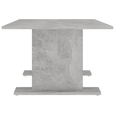 vidaXL Маса за кафе, бетонно сива, 103,5x60x40 см, ПДЧ