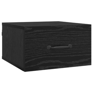 vidaXL Нощен шкаф Черния дъб 35 x 35 x 20 см Инженерна дървесина