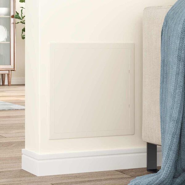 vidaXL Панели за достъп Бяло 30 x 30 cm ABS пластмаса