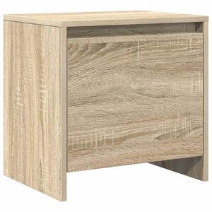 vidaXL Нощно шкафче, дъб сонома, 45x34x44,5 см, инженерно дърво