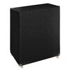 vidaXL Калъф за пейка люлка, 8 капси, 125x90x135/165 см, полиетилен