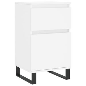 vidaXL Бюфет бял 40x35x70 см инженерно дърво