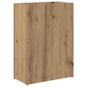 vidaXL Стойка за чадър Дъб 40 x 20 x 55,5 см Инженерна дървесина