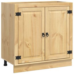 vidaXL За шкафове SKI Кехлибарен 80 x 46 x 81,5 см