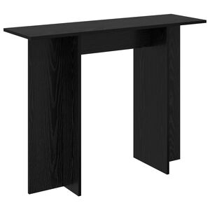 vidaXL Конзолна маса Черен дъб 100 x 30 x 75 см Инженерна дървесина