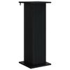 vidaXL Стойка за растения Черно 30,5 x 30 x 80,5 см