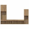 vidaXL ТВ шкаф 4 pcs дъб артизан Инженерно дърво
