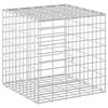 vidaXL Габиони с 3,5 мм тел и 5x10 см мрежа 50x50x50 см