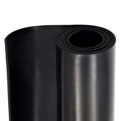 vidaXL Гумена настилка против хлъзгане, 1,2x2 м, 4 мм, гладка