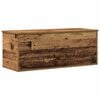vidaXL Кутия за съхранение Старо дърво 90 x 35 x 35 cm Инженерно дърво