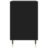 vidaXL Шкаф за обувки, черен, 102x36x60 см, инженерно дърво