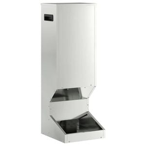 vidaXL С feeder за елени Сребрист 28 x 30 x 80 см 3 кг