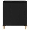 vidaXL Служебен шкаф Черно 60 x 35 x 70 cm Инженерно дърво