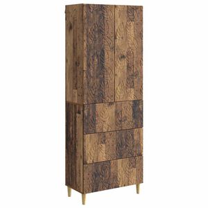 vidaXL Комплект шкафове 2 бр. 66 x 34,5 x 90 см Инженерна дървесина