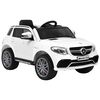 vidaXL Детска кола Mercedes Benz GLE63S пластмаса бяла