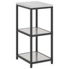 vidaXL Кухненска рафтова единица HATTEM Сребристо 40 x 50 x 92 см