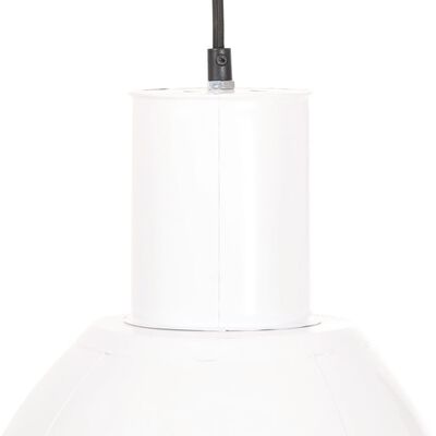 vidaXL Пенделна лампа 25 W бяла кръгла 28,5 см E27