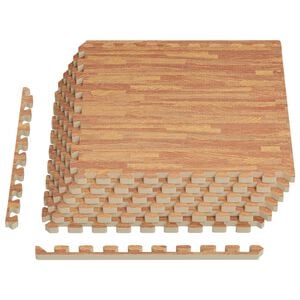 vidaXL Мокети 6 pcs Дърво 2,16 m&sup2; EVA Пяна