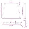 vidaXL Крака за трапезна маса, V-образни, 3 бр., бели, 100 x (72-73,3) см, стомана
