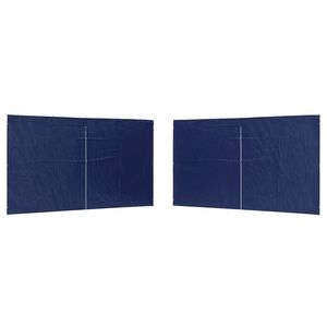 vidaXL Стена на палатка за парти 2 бр. 400 x 195 см Синьо