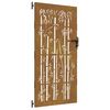 vidaXL Градинска врата 85 x 175 cm Прахово покритие стомана С ключалка