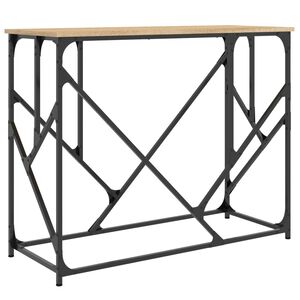 vidaXL Конзолна маса, дъб сонома, 100x40x80 см, инженерно дърво