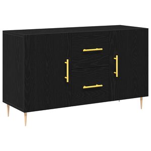 vidaXL Служебен шкаф Черния дъб 100 x 36 x 60 см Инженерна дървесина