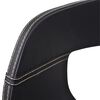 vidaXL Трапезни столове, 6 бр, черни, извито дърво и изкуствена кожа