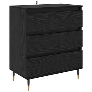 vidaXL Служебен шкаф Черния дъб 60 x 35 x 70 cm Инженерно дърво