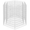 vidaXL Хексагонален габион повдигната леха, 100x90x100 cм