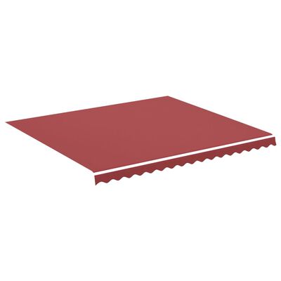 vidaXL Резервно платнище за тенти, бордо червено, 4х3,5 м
