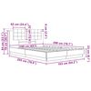 vidaXL Леглова рамка с табла Старо дърво 160 x 200 cm Инженерно дърво