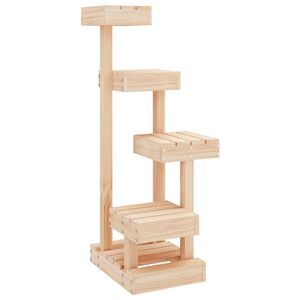 vidaXL Котешко дърво, 45,5x49x103 см, масивно борово дърво