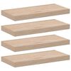 vidaXL Рафтове за стена, 4 бр, 50x23,5x4 см, инженерна дървесина