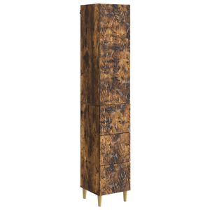 vidaXL Комплект шкафове 2 бр. 33 x 34,5 x 90 см Инженерна дървесина