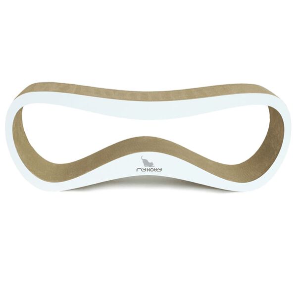 MyKotty Драскалка за котки LUI, 75x25x25 см, бяла, 3081