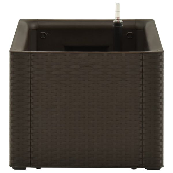 vidaXL Градинска повдигната леха, самополивна, мока, 100x43x33 см