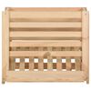 vidaXL Кутия за картофи, 60x40x50 см, борово дърво масив