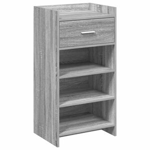 vidaXL Шкаф за обувки Сив Сонома 48 x 36 x 92 см Инженерна дървесина