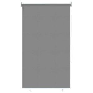 vidaXL Щора за открито с UV защита Светлосиво 65 x 140 см (Ш x В)