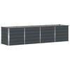 vidaXL Кашпа Антрацит 320 x 80 x 75 см Стомана