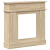 vidaXL Рамка за камина Дъб сонома 102 x 26 x 100 см