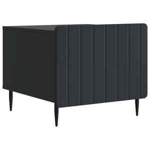 vidaXL Масичка за кафе Черно 49 x 50 x 42 см Инженерна дървесина