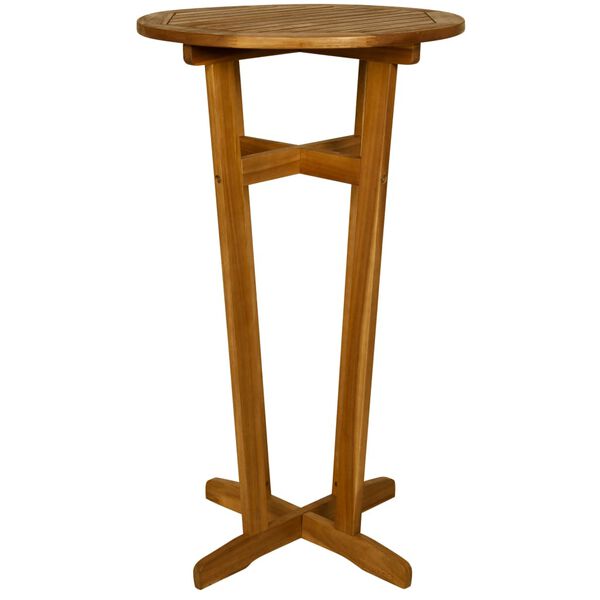 vidaXL Бар комплект от 3 части, акациево дърво масив