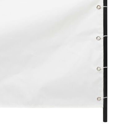 vidaXL Вертикална тента, оксфорд плат, 140x240 см, бяла