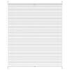 vidaXL Плисирана щора 100 х 100 см, бяла
