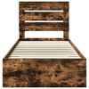 vidaXL Рамка за легло с таблото Димян дъб 100 x 200 cm Инженерно дърво