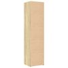 vidaXL Висок шкаф, сонома дъб, 45x42,5x185 см, инженерно дърво